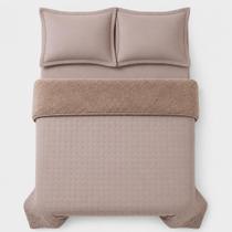 Coberdrom Casal Dupla Face Dots Matelassê com Sherpa Coberdrom Casal Dupla Face Dots Matelassê com Sherpa