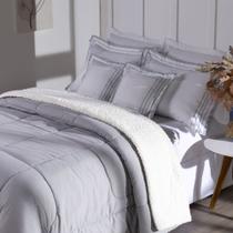 Coberdrom Casal e Queen Dupla Face Sherpa Hipercal 400 fios Coberdrom Casal e Queen Dupla Face Sherpa Hipercal 400 fios