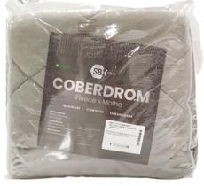 Coberdrom Casal Fleece X Malha 1Pc Grafite - SBX