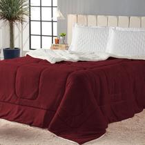 Coberdrom Casal Queen Edredom Soft Sherpa Cobertor Toque Macio Quentinho