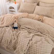 Coberdrom Casal Queen Premium Pelo de Coelho Edredom Dupla Face Sherpa Coberdrom Casal Queen Premium Pelo de Coelho Edredom Dupla Face Sherpa