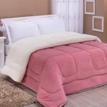 Coberdrom Casal Queen Sherpa Edredom Cobertor Pele Carneiro Coberdrom Casal Queen Sherpa Edredom Cobertor Pele Carneiro