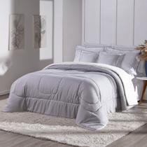 Coberdrom Casal Queen Soft 400 Fios Dupla Face Kit 5 pçs Coberdrom Casal Queen Soft 400 Fios Dupla Face Kit 5 pçs