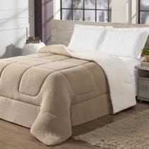 Coberdrom Cobertor Casal King Maya Dupla Face Manta Fleece e Sherpa de Carneiro Coberdrom Cobertor Casal King Maya Dupla Face Manta Fleece e Sherpa de Carneiro