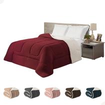 Coberdrom Cobertor Queen Dupla Face Manta Pelo de Carneiro