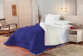 Coberdrom Cobertor Sherpa com mantinha Soft Plush para o inverno