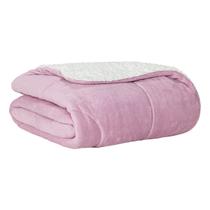 Coberdrom Cobertor Sherpa Dupla Face Solteiro Liso