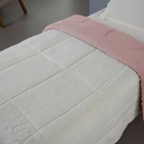 Coberdrom Cobertor Solteiro Soft e Sherpa de Carneiro Dupla Face Macio