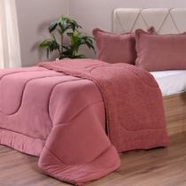 Coberdrom Duetto Tinto King Malha 100% Algodão 230x260cm Coberdrom Duetto Tinto King Malha 100% Algodão 230x260cm
