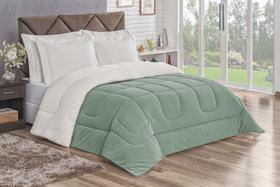 Coberdrom Dupla Face Sherpa + Fleece Casal Queen 1 Peça - Coleção Veneza