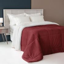 Coberdrom dupla face sherpa/manta fleece king 01 peça