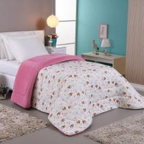 Coberdrom Edredom Bailarina Solteiro Dupla Face Malha Manta Soft Rosa Coberdrom Edredom Bailarina Solteiro Dupla Face Malha Manta Soft Rosa