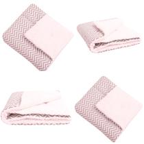 Coberdrom Edredom com Sherpa para Bebê Chevron Cinza 1 Peça Coberdrom Edredom com Sherpa para Bebê Chevron Cinza 1 Peça
