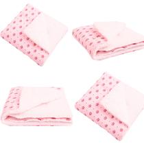 Coberdrom Edredom com Sherpa para Bebê Coroa Rosa 01 Peça Coberdrom Edredom com Sherpa para Bebê Coroa Rosa 01 Peça
