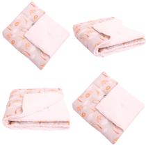 Coberdrom Edredom com Sherpa para Bebê Safari Cinza 1 Peça Coberdrom Edredom com Sherpa para Bebê Safari Cinza 1 Peça