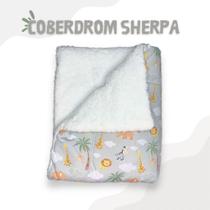 Coberdrom Edredom Dupla Face Infantil Com Sherpa Estampado