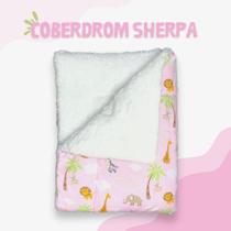 Coberdrom Edredom Dupla Face Infantil Com Sherpa Estampado