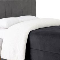 Coberdrom Edredom Dupla Face Sherpa Lã Carneiro Quarto Casal Cama Queen Cobertor Manta Soft Macia Toque Suave