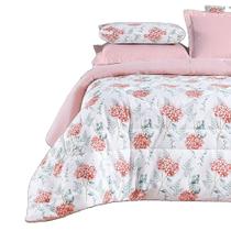Coberdrom Edredom Sensuale Queen Hortência 80% Algodão, 20%