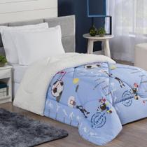 Coberdrom Esportes Solteiro Infantil Sherpa ul