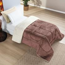 Coberdrom Everest Solteiro Manta Sherpa 100g - Rosê Coberdrom Everest Solteiro Manta Sherpa 100g - Rosê