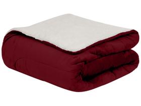 Coberdrom flannel com sherpa dupla face