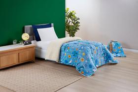 Coberdrom Kids Solteiro manta sherpa lã carneiro 1 peça/Coberdrom Bouti Kids Solteiro 1 peça