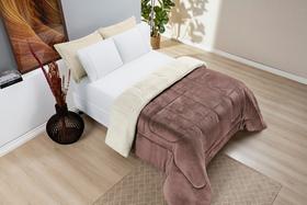 Coberdrom king 1 peça everest - lã de carneiro manta flannel