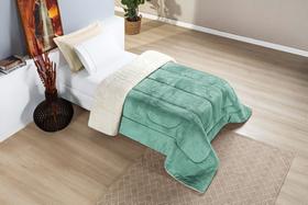 Coberdrom Luxo Solteiro Revestimento Sherpa + Manta Soft Premium