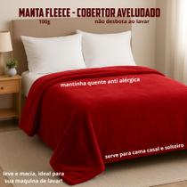 Coberdrom Manta Alaska Casal Queen Cama Grande Original Diversas Cores Manta 150