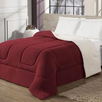 Coberdrom Maya Casal Queen De Sherpa E Manta Soft Dupla Face