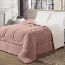 Coberdrom Maya Solteiro De Sherpa E Manta Soft Dupla Face