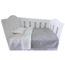 Coberdrom Para Bebê Edredom Com Sherpa Para Berço Chevrom Cinza Coberdrom Para Bebê Edredom Com Sherpa Para Berço Chevrom Cinza