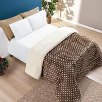 Coberdrom Petit Poá Infantil Casal King 1 Peça - Cáqui Coberdrom Petit Poá Infantil Casal King 1 Peça - Cáqui