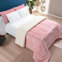 Coberdrom Petit Poá Infantil Casal King 1 Peça - Rosa Coberdrom Petit Poá Infantil Casal King 1 Peça - Rosa