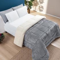 Coberdrom Petit Poá Infantil Casal Queen 1 Peça - Cinza Coberdrom Petit Poá Infantil Casal Queen 1 Peça - Cinza