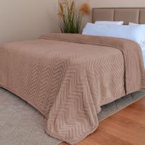 Coberdrom Queen Aveludado Sherpa Manta Soft Dupla face BF Colchoes