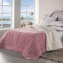 Coberdrom Queen Casal Sherpa 2,20m x 2,40m Edredom Dupla Face Fofão Pele De Carneiro Cobertas Grosso Frio Intenso Coberdrom Queen Casal Sherpa 2,20m x 2,40m Edredom Dupla Face Fofão Pele De Carneiro Cobertas Grosso Frio Intenso