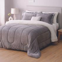 Coberdrom Queen Dupla Face Em Relevo C/ 02 Porta Travesseiro