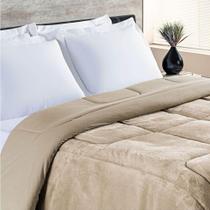 Coberdrom Queen Dupla Face Malha Algodão-mantinha 1 Peça - Cáqui Coberdrom Queen Dupla Face Malha Algodão-mantinha 1 Peça - Cáqui