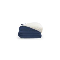 Coberdrom Queen Noruega Sherpa Manta Flannel 1pç - 100% Poliéster - Marinho Coberdrom Queen Noruega Sherpa Manta Flannel 1pç - 100% Poliéster - Marinho
