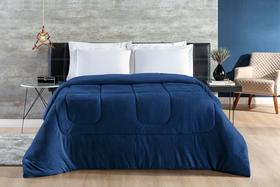 Coberdrom Queen Size Fofura Manta Soft E Malha 100%Algodao