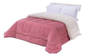 Coberdrom Sherpa Casal Queen Edredom Pele De Carneiro