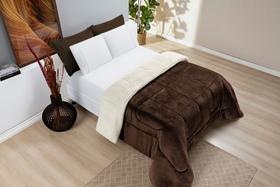 Coberdrom Sherpa/ Cobertor Dupla Face Cobertor Manta soft Cama Casal Queen 1 peça diversas cores