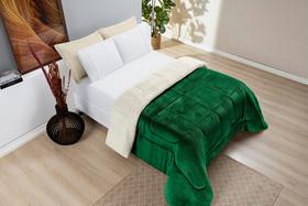 Coberdrom Sherpa/ Cobertor Dupla Face Cobertor Manta soft Cama Casal Queen 1 peça diversas cores
