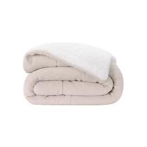 Coberdrom Sherpa Dupla Face Queen Size Bege 2,40x2,20 - Artico