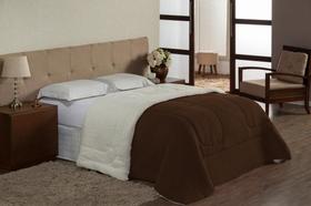 Coberdrom Sherpa Manta Queen Dupla Face Tipo Lã de Carneiro