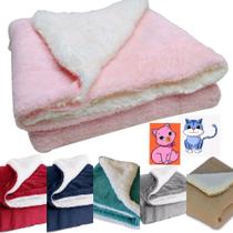 Coberdrom Sherpa para Gatos 65x54cm Cobertor Manta Pet Gatos e Animais de Pequeno Porte Coberdrom Sherpa para Gatos 65x54cm Cobertor Manta Pet Gatos e Animais de Pequeno Porte