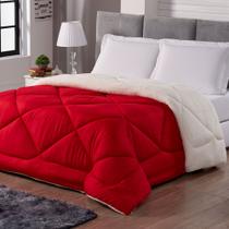 Coberdrom Sherpa QueenTipo Lã de Carneiro 240x220cm Casa Dona