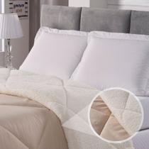 Coberdrom Sherpa QueenTipo Lã de Carneiro 240x220cm Casa Dona